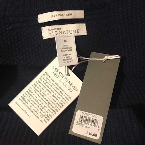 SOLD - NEW NORDSTROM Signature CASHMERE Cardigan - Picture 6 of 6
